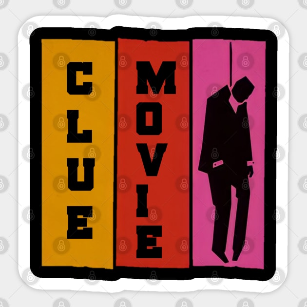 Clue movie t-shirt Sticker by Riss art